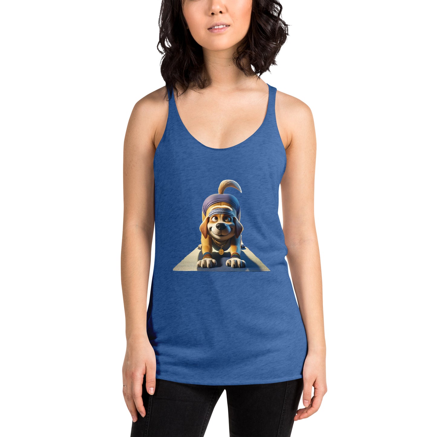 Downward Dawg Racerback Tank