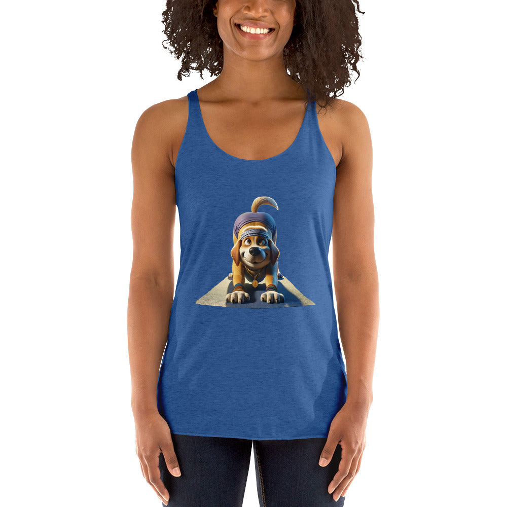 Downward Dawg Racerback Tank