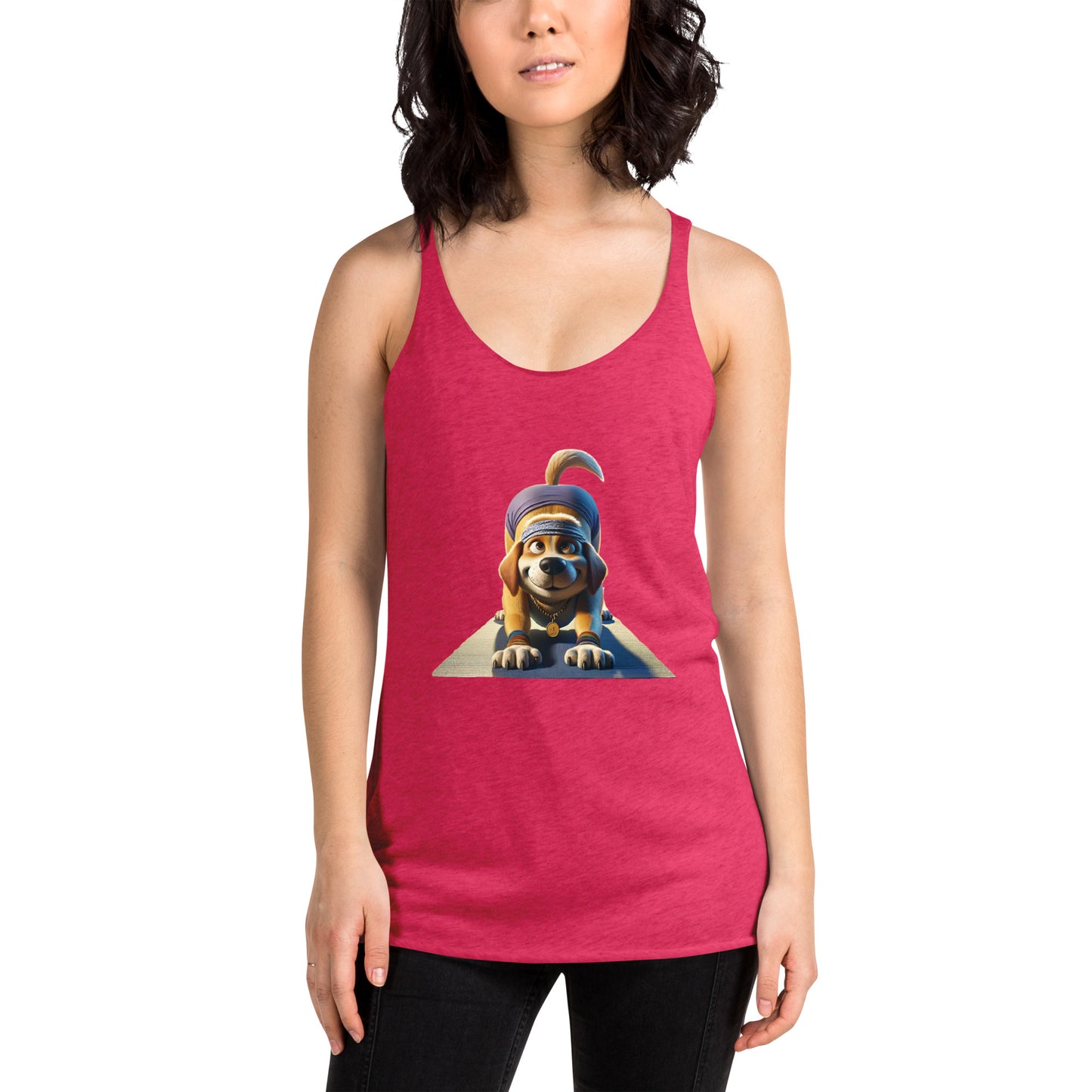 Downward Dawg Racerback Tank