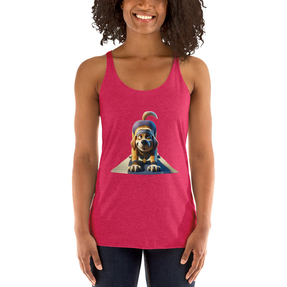 Downward Dawg Racerback Tank