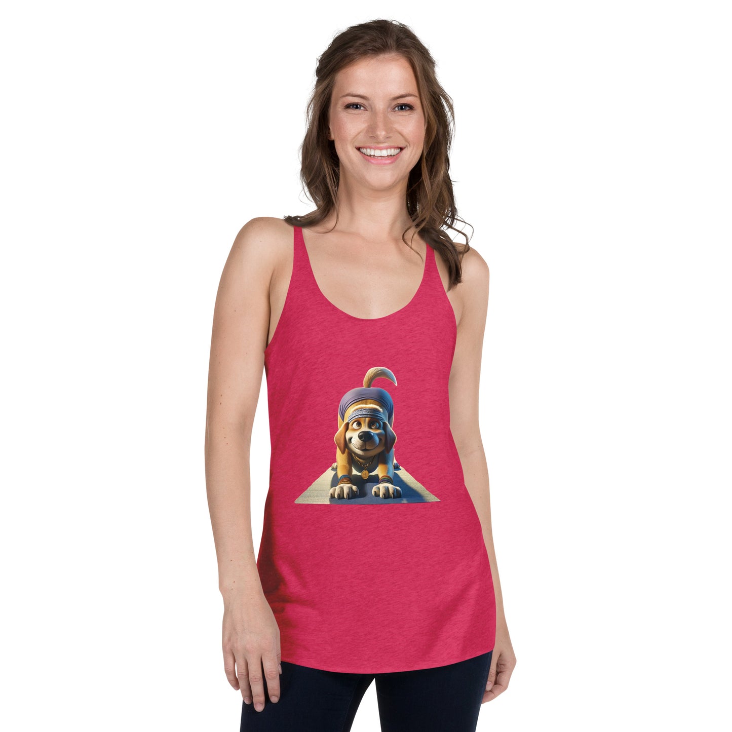 Downward Dawg Racerback Tank