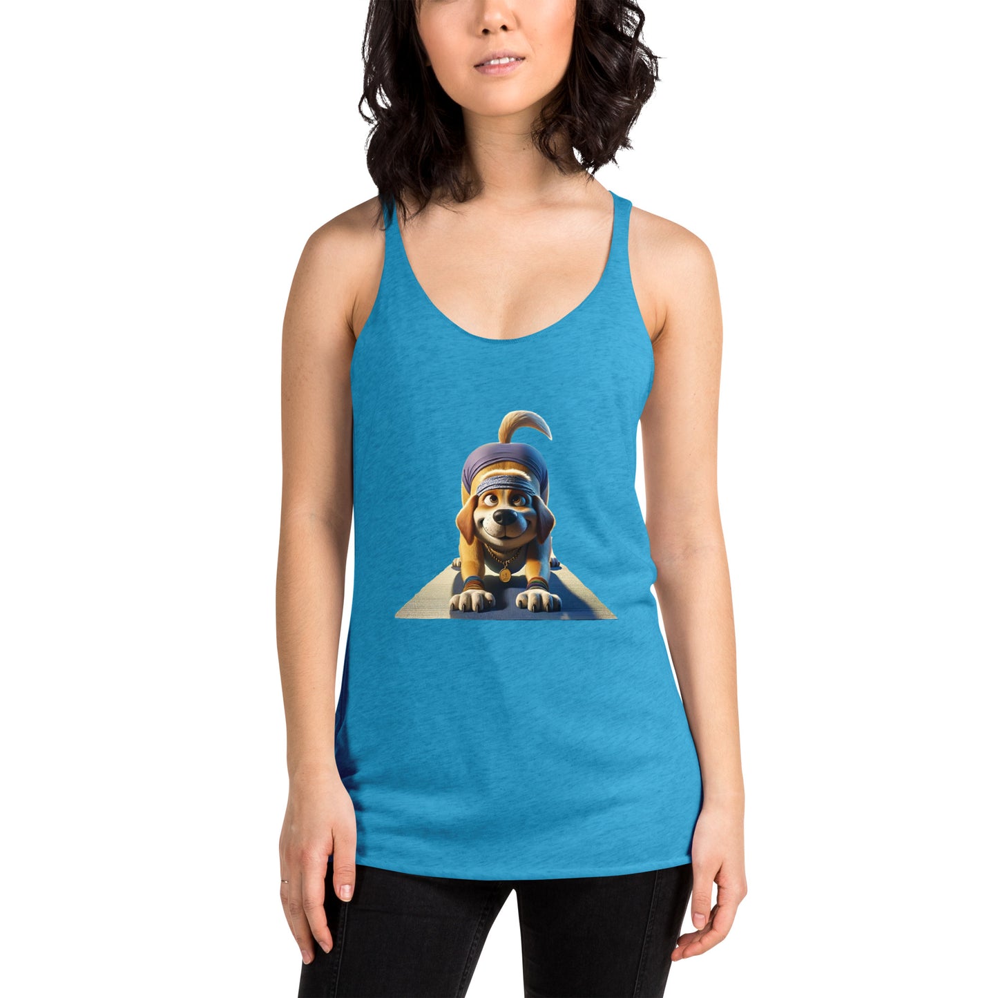 Downward Dawg Racerback Tank