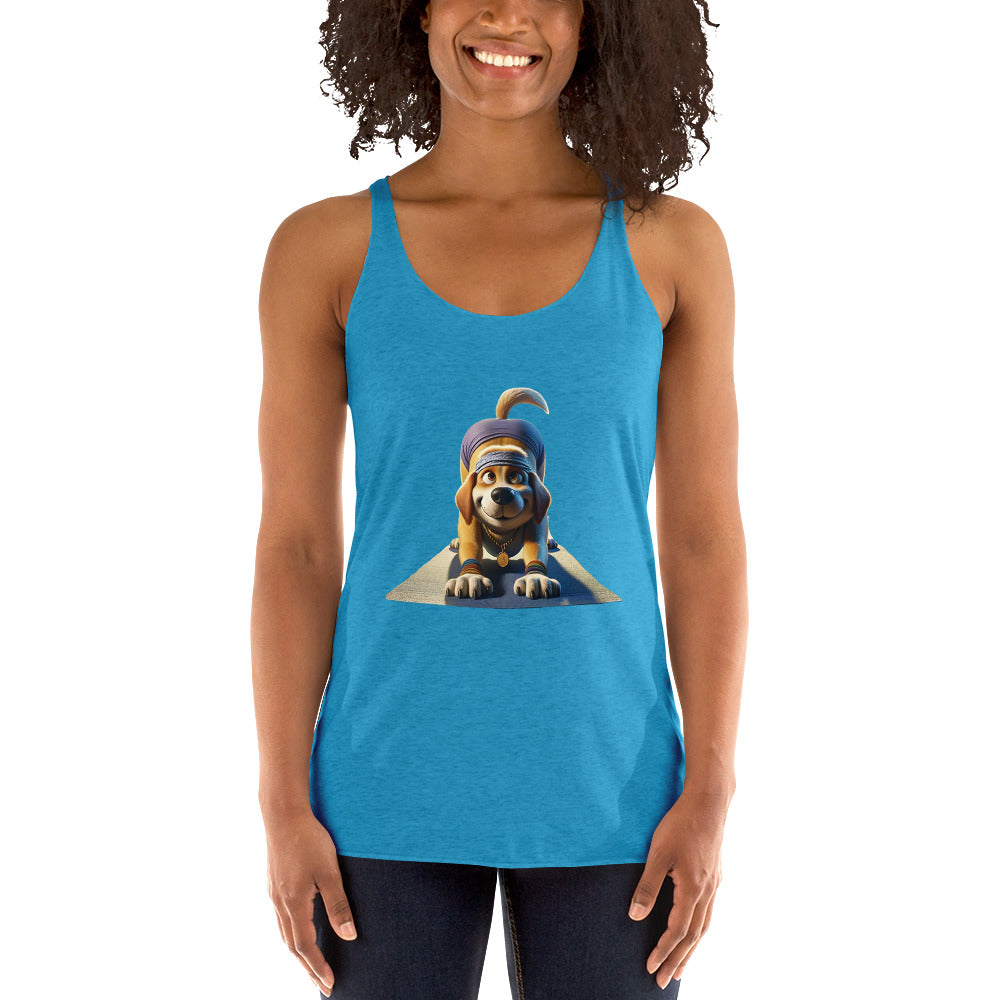 Downward Dawg Racerback Tank