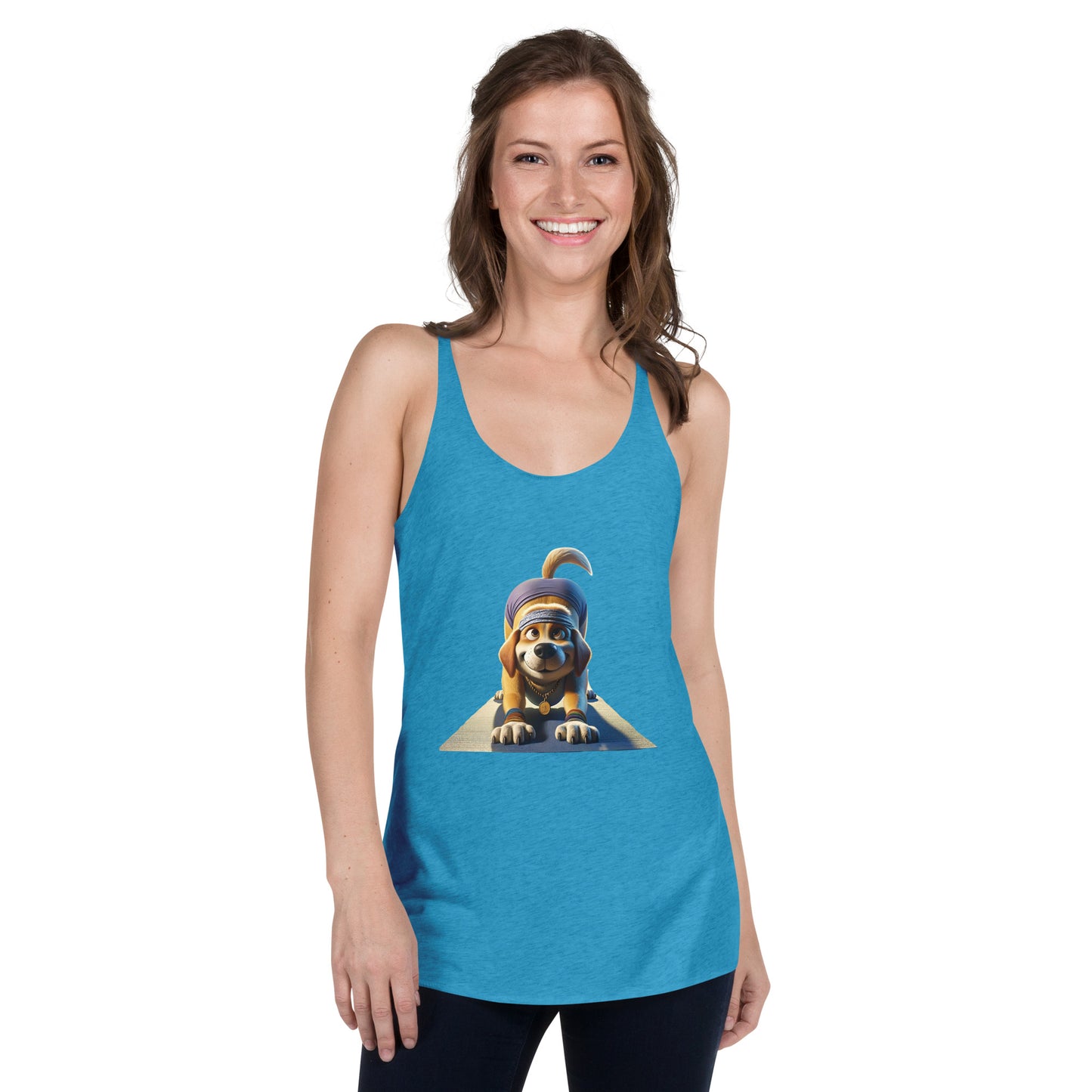 Downward Dawg Racerback Tank