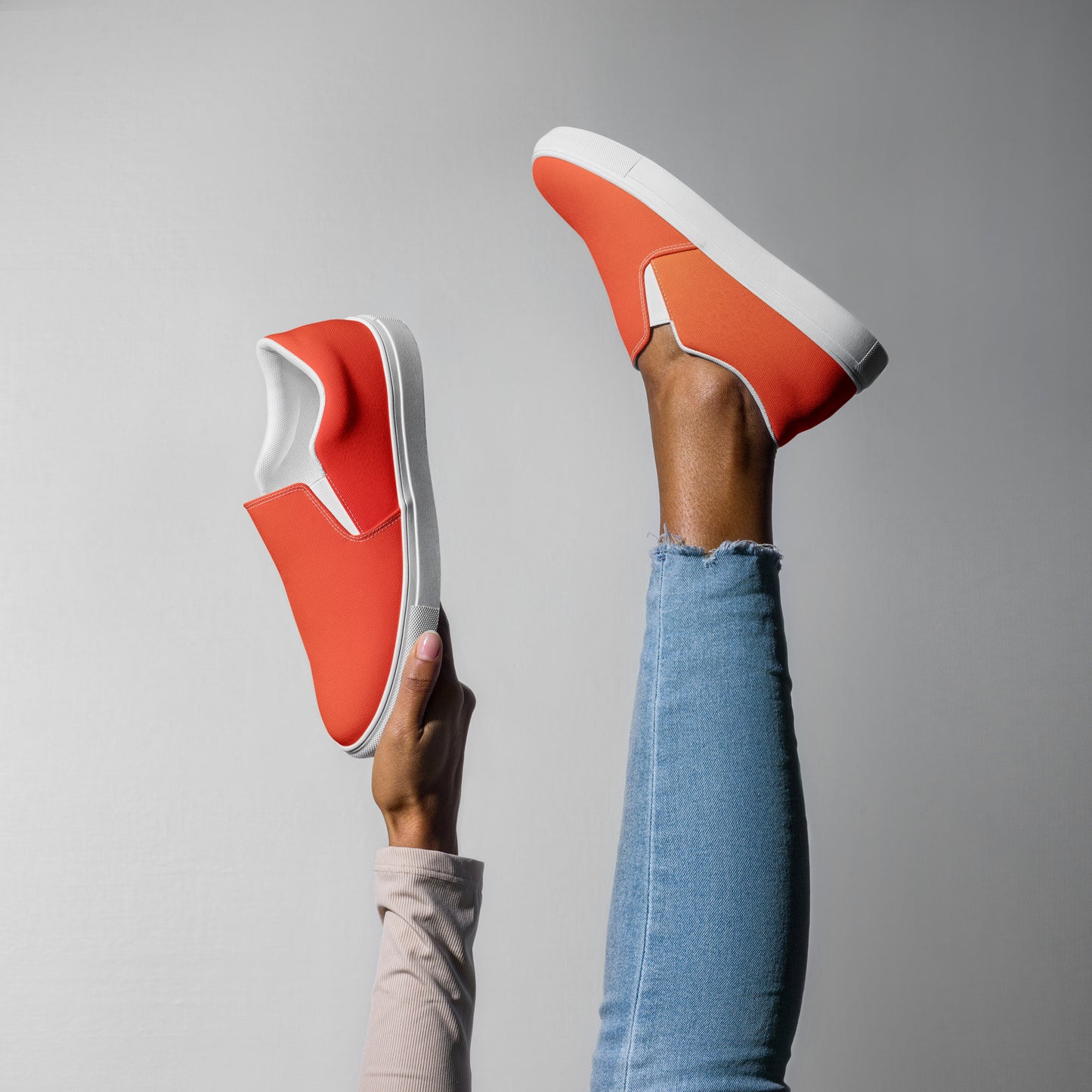 Coral Comfort Slip-Ons