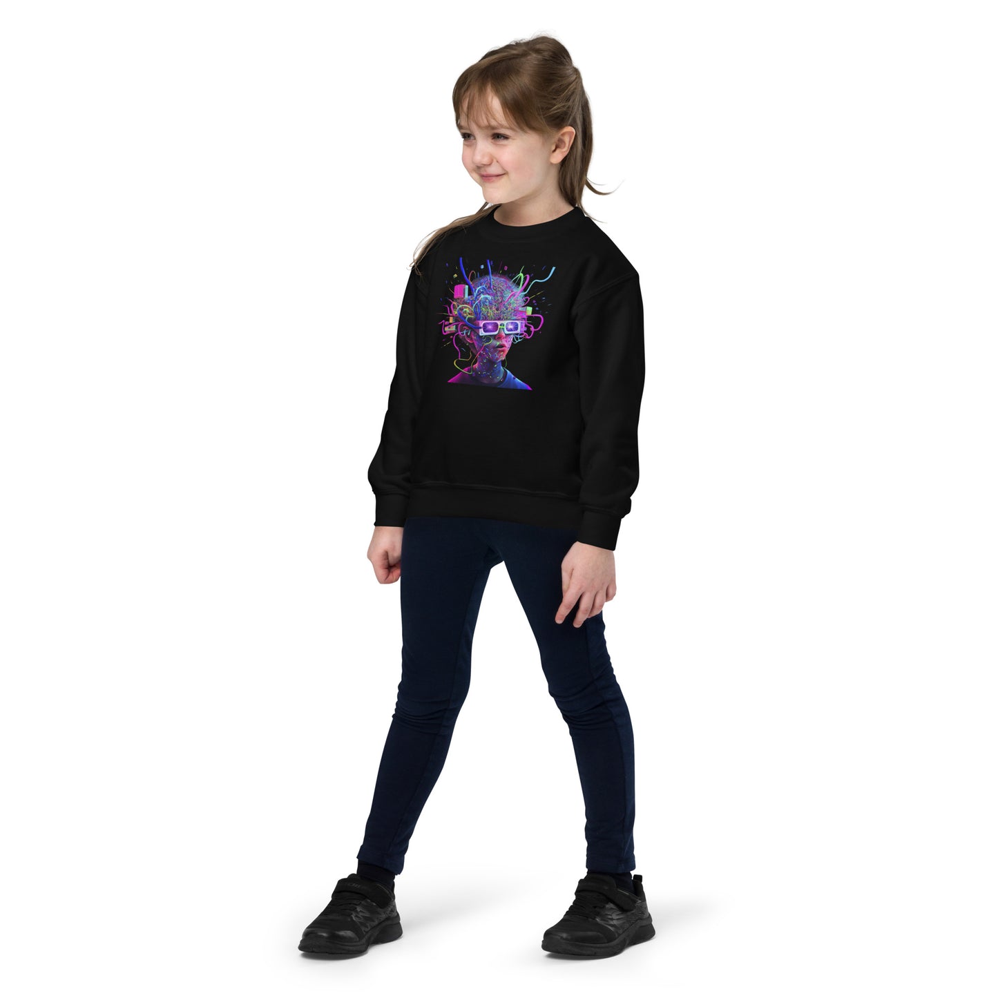 Beautiful 3D Chaos Kids Sweatshirt