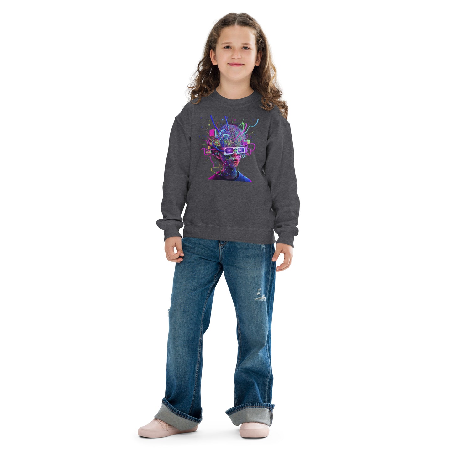 Beautiful 3D Chaos Kids Sweatshirt