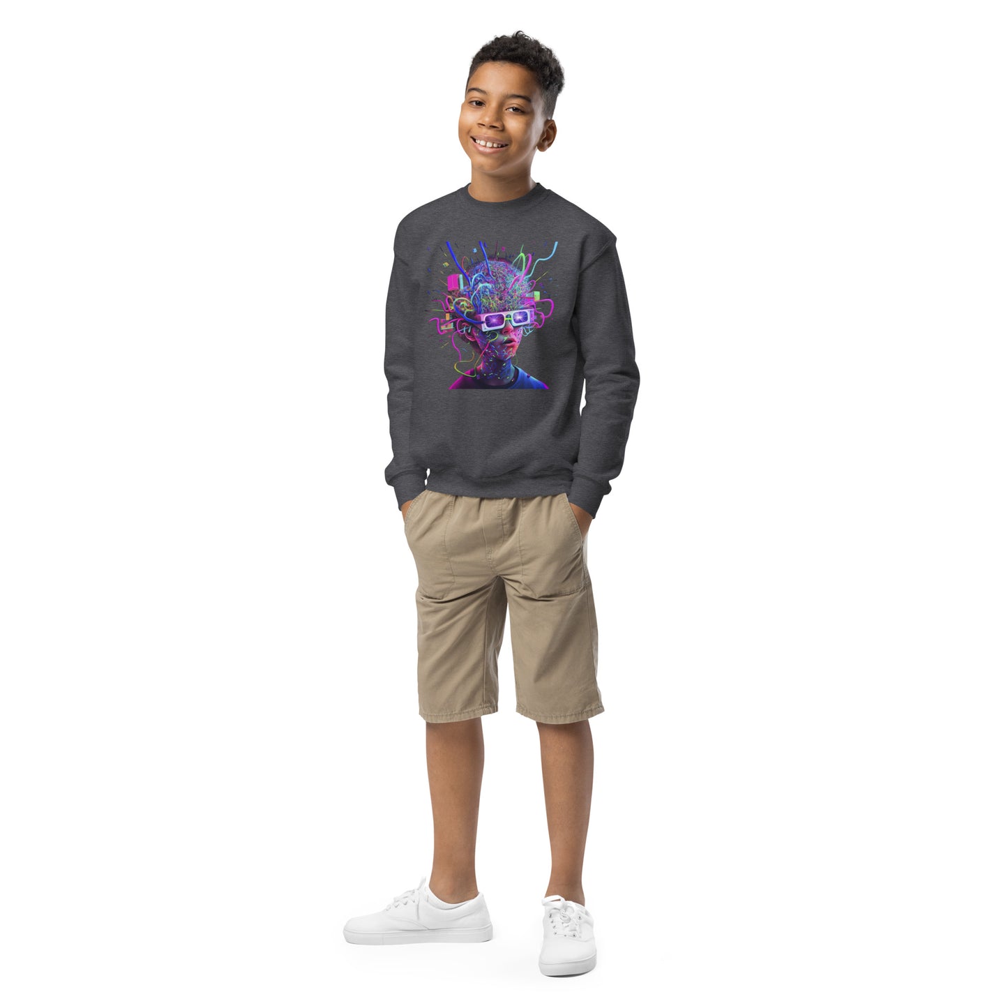 Beautiful 3D Chaos Kids Sweatshirt