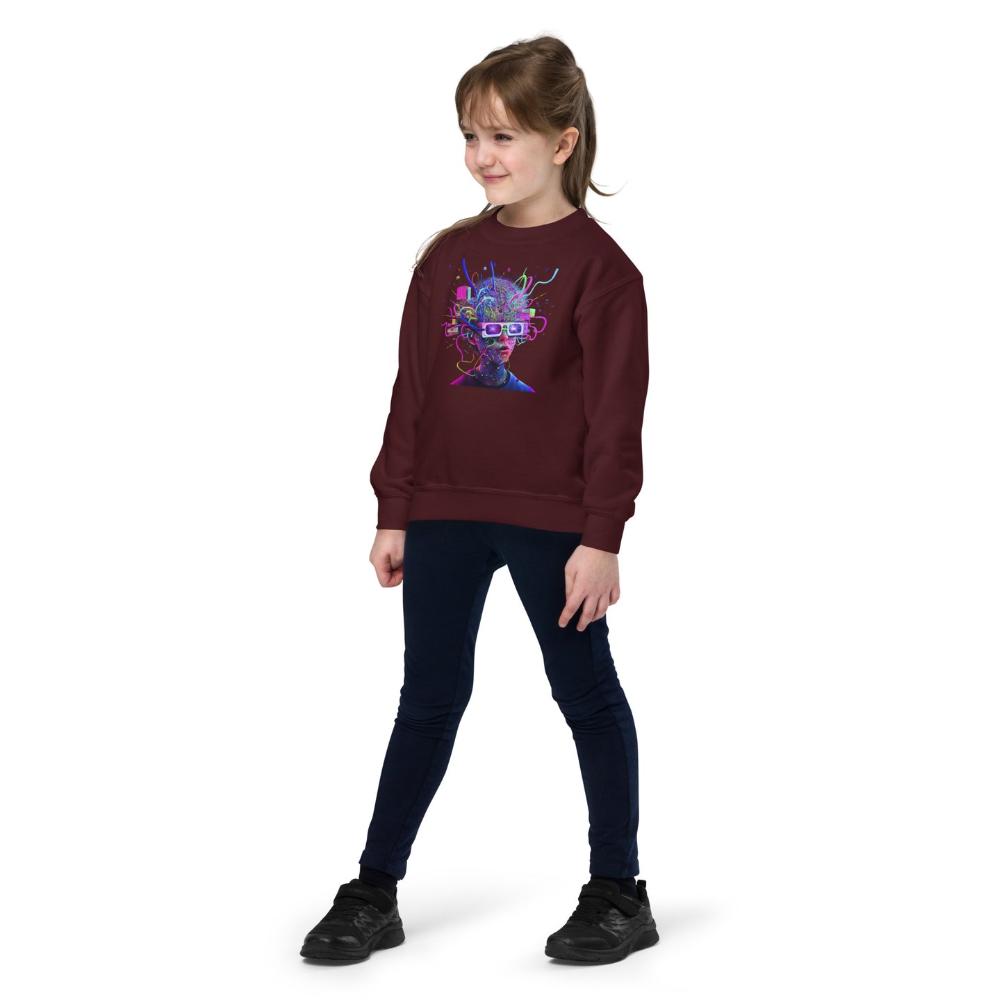 Beautiful 3D Chaos Kids Sweatshirt