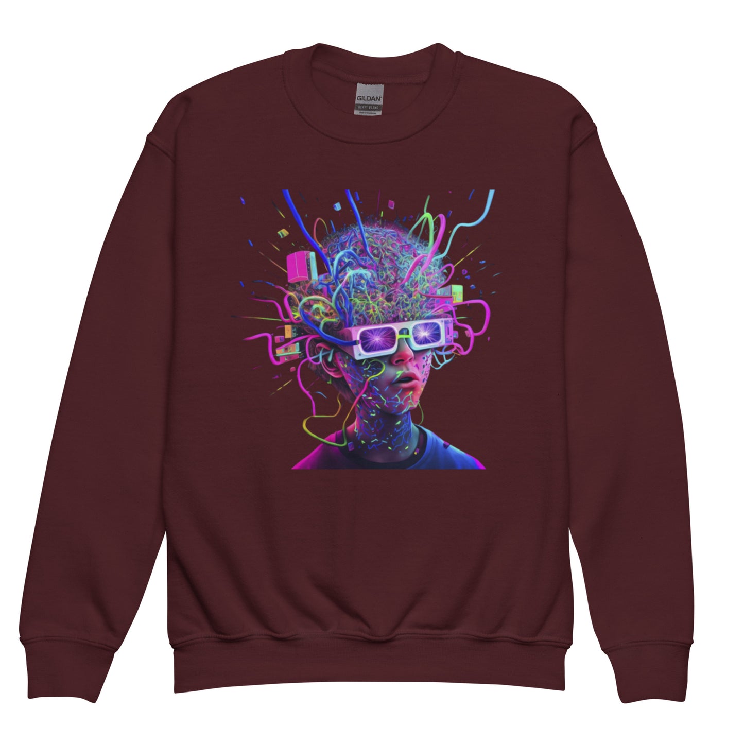 Beautiful 3D Chaos Kids Sweatshirt