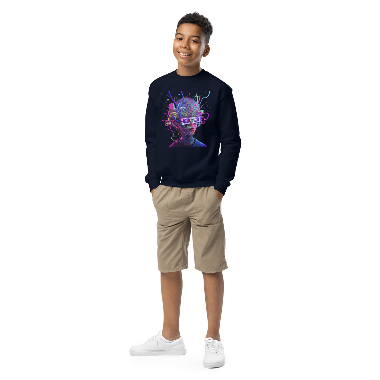 Beautiful 3D Chaos Kids Sweatshirt