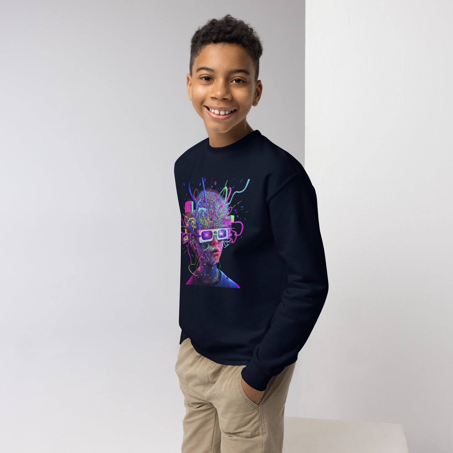 Beautiful 3D Chaos Kids Sweatshirt