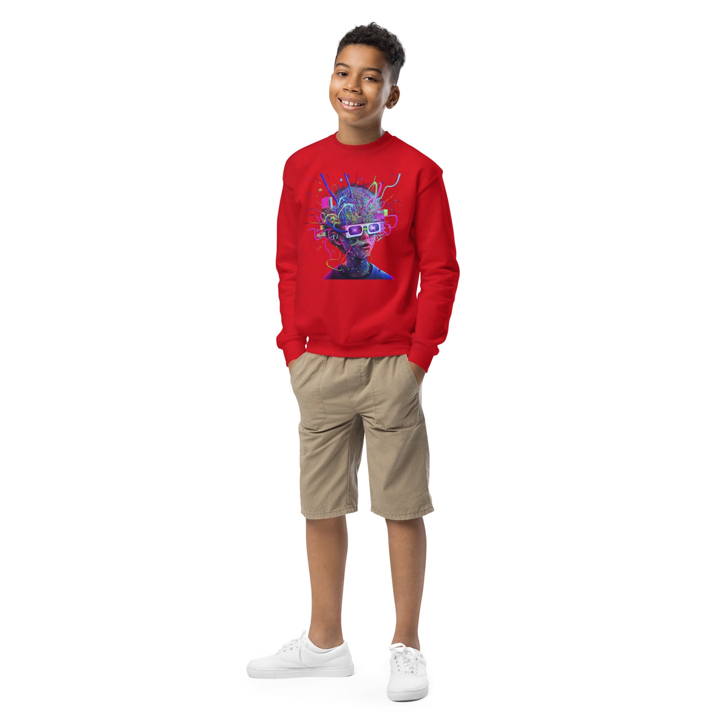 Beautiful 3D Chaos Kids Sweatshirt