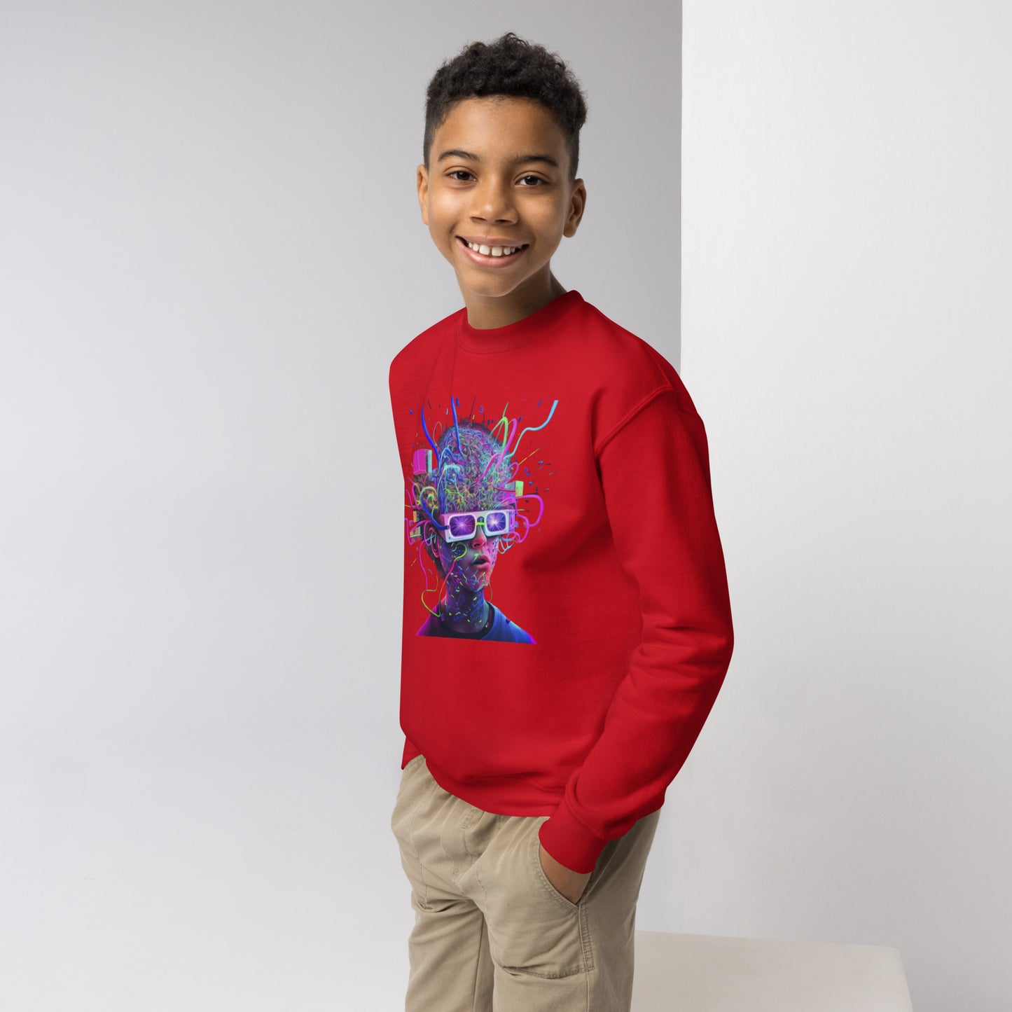 Beautiful 3D Chaos Kids Sweatshirt