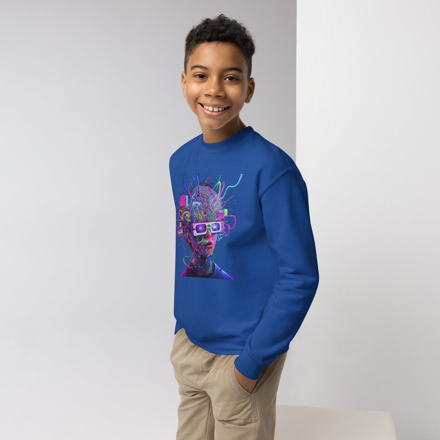 Beautiful 3D Chaos Kids Sweatshirt