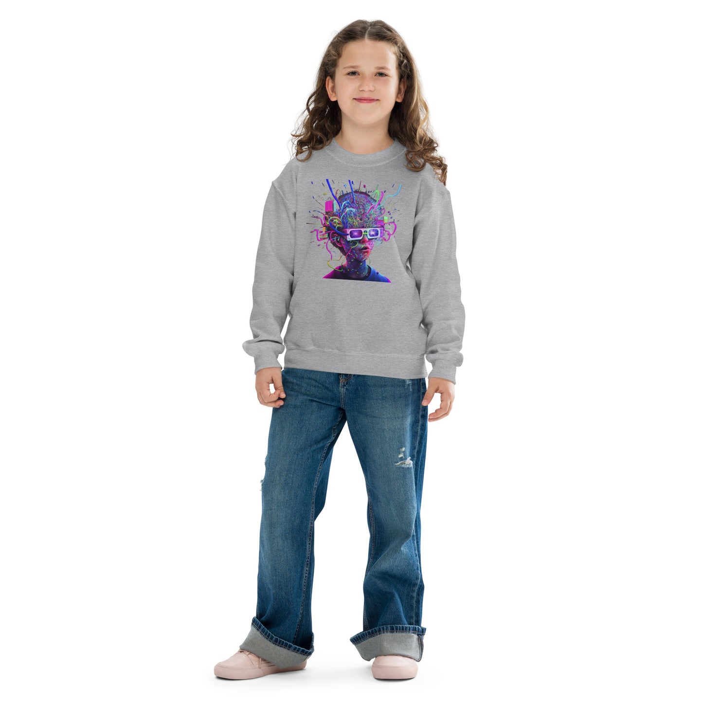 Beautiful 3D Chaos Kids Sweatshirt