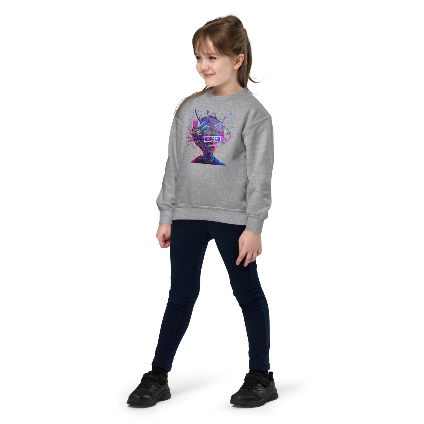 Beautiful 3D Chaos Kids Sweatshirt