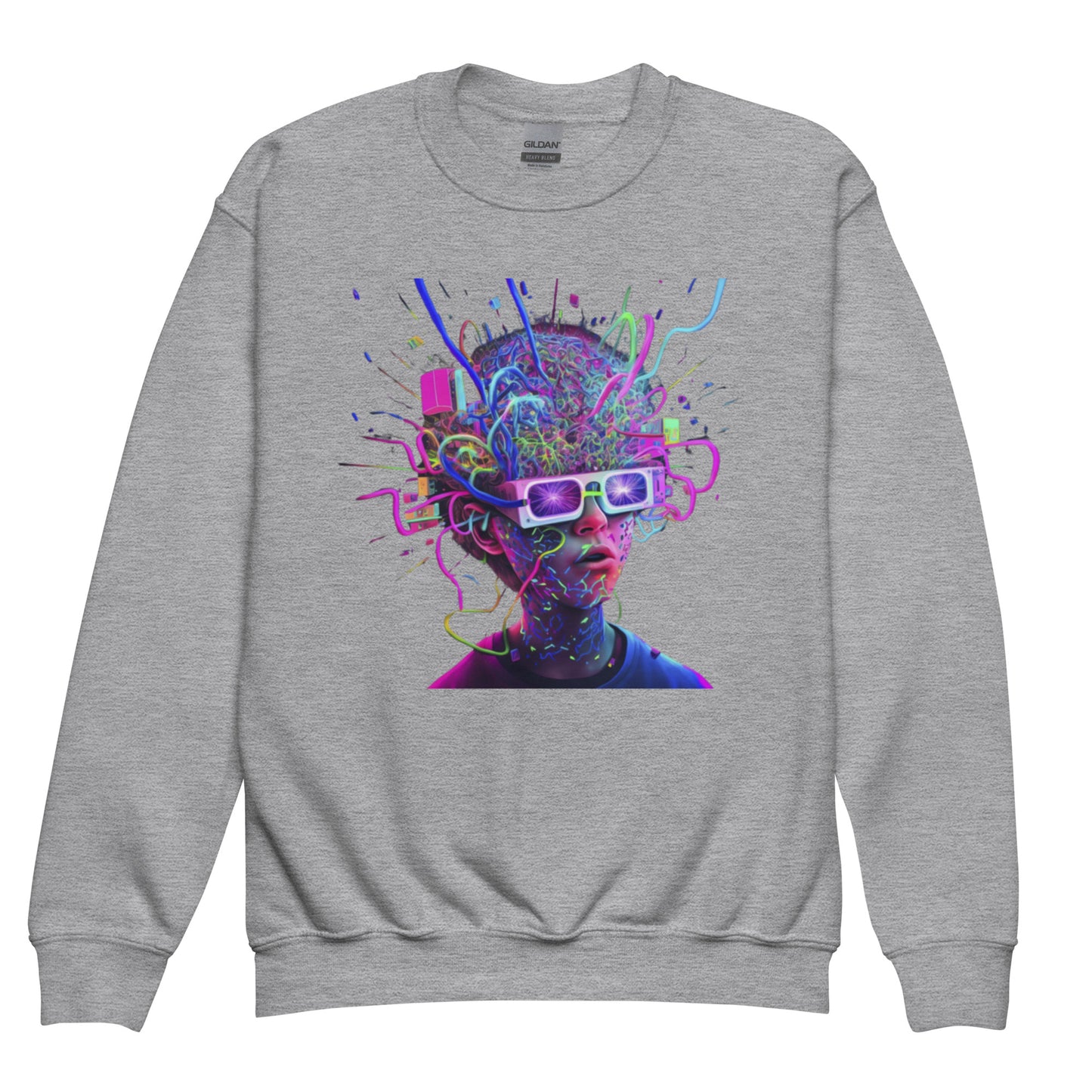 Beautiful 3D Chaos Kids Sweatshirt