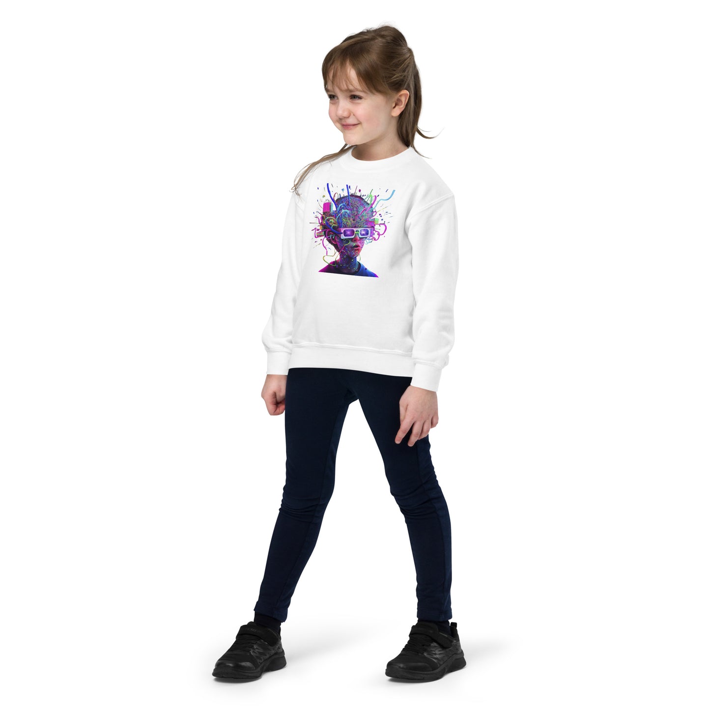 Beautiful 3D Chaos Kids Sweatshirt