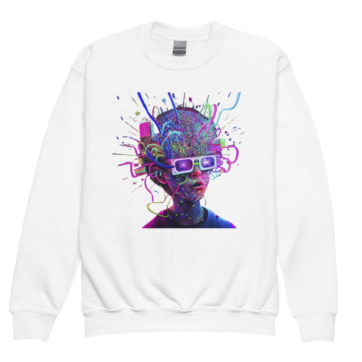 Beautiful 3D Chaos Kids Sweatshirt