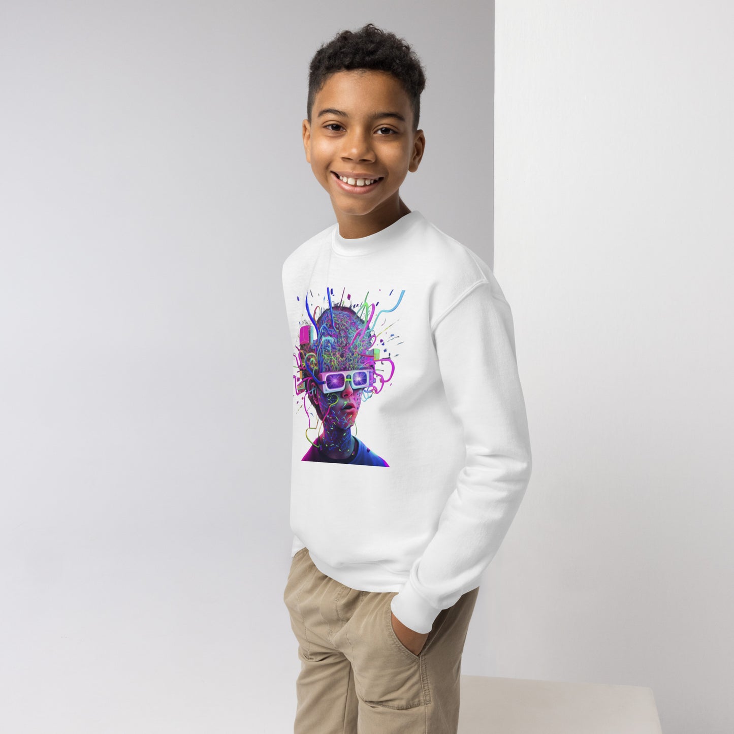 Beautiful 3D Chaos Kids Sweatshirt